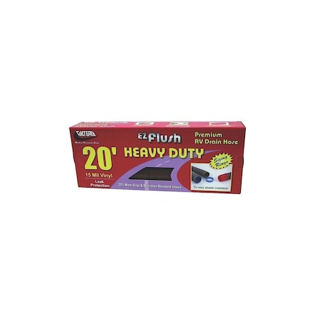 Valterra Ez Flush Hd Drain Hose, 20 VLPD04-0040